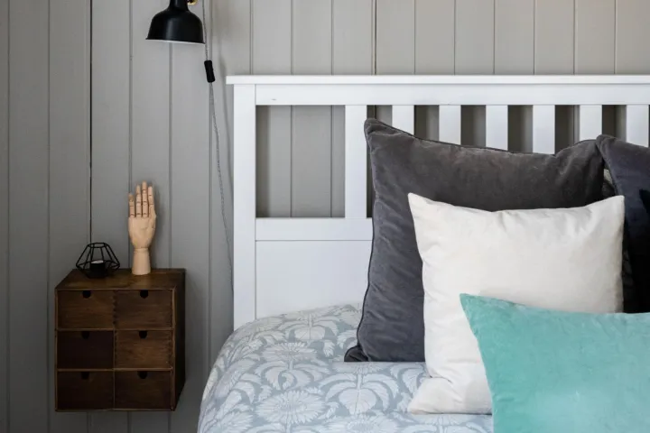 Guļamistabas interjers 